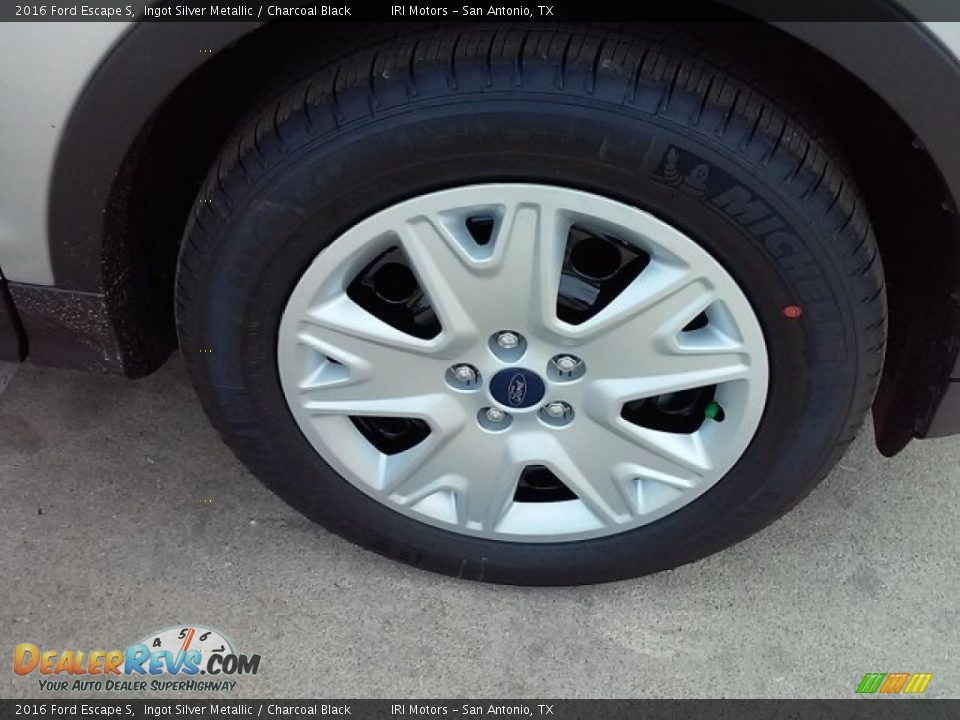 2016 Ford Escape S Ingot Silver Metallic / Charcoal Black Photo #4