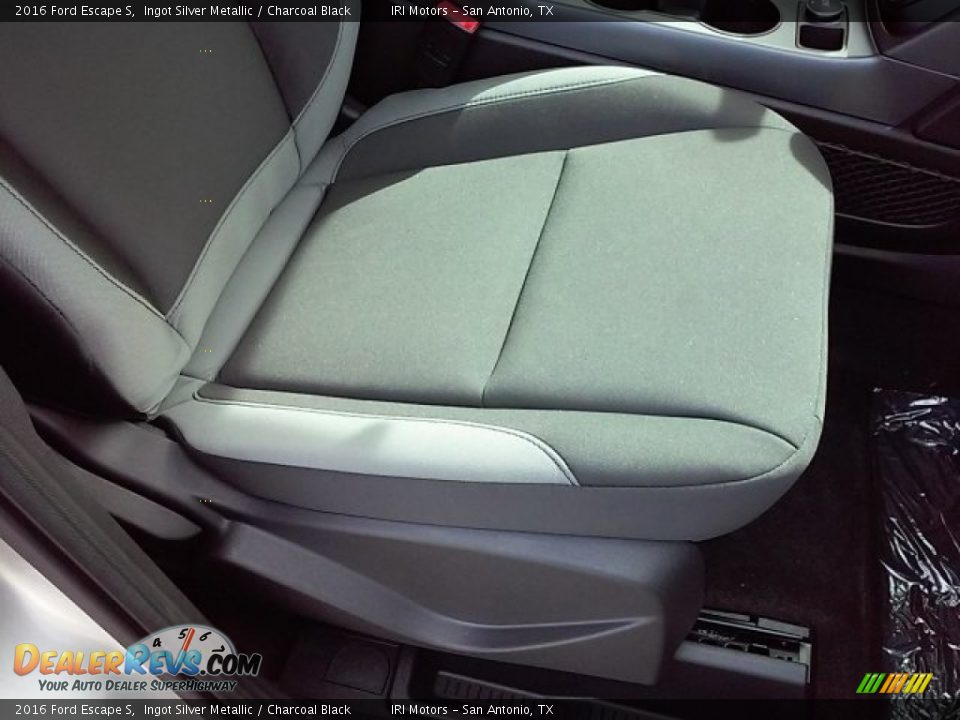 2016 Ford Escape S Ingot Silver Metallic / Charcoal Black Photo #11