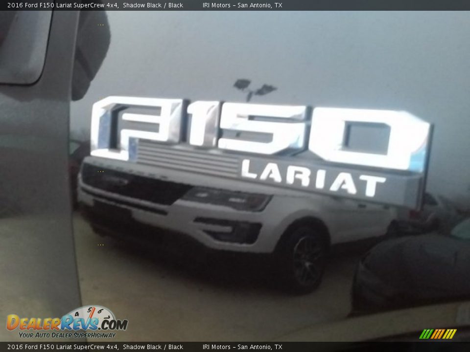 2016 Ford F150 Lariat SuperCrew 4x4 Shadow Black / Black Photo #8
