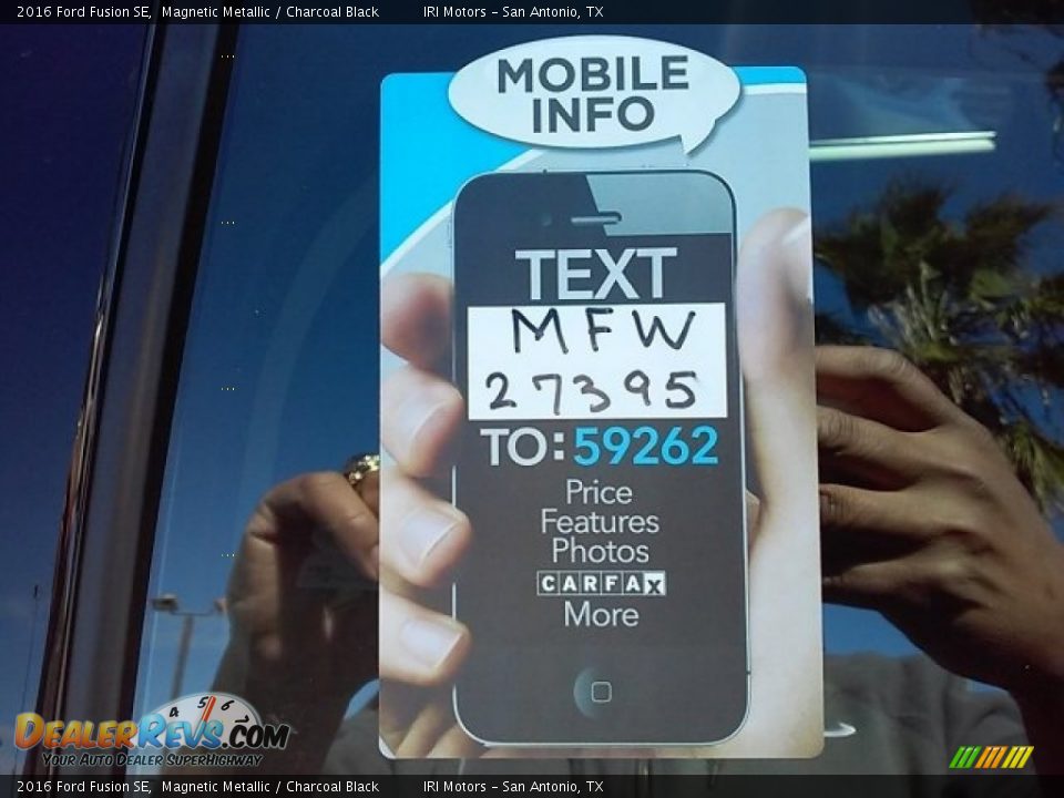 Dealer Info of 2016 Ford Fusion SE Photo #2