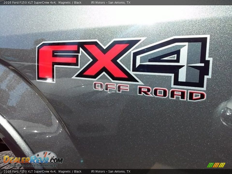 2016 Ford F150 XLT SuperCrew 4x4 Magnetic / Black Photo #11