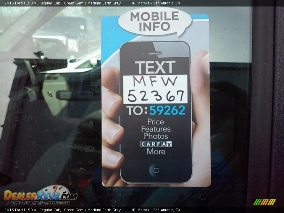 2016 Ford F150 XL Regular Cab Green Gem / Medium Earth Gray Photo #2