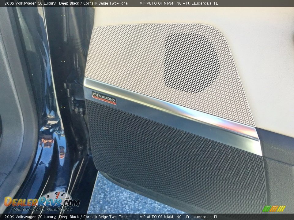 2009 Volkswagen CC Luxury Deep Black / Cornsilk Beige Two-Tone Photo #12