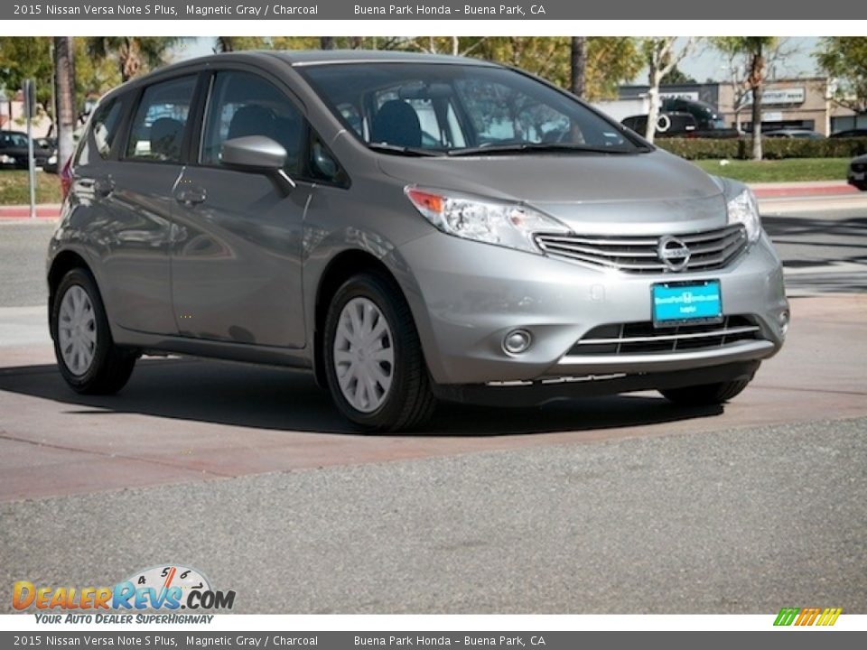 2015 Nissan Versa Note S Plus Magnetic Gray / Charcoal Photo #1
