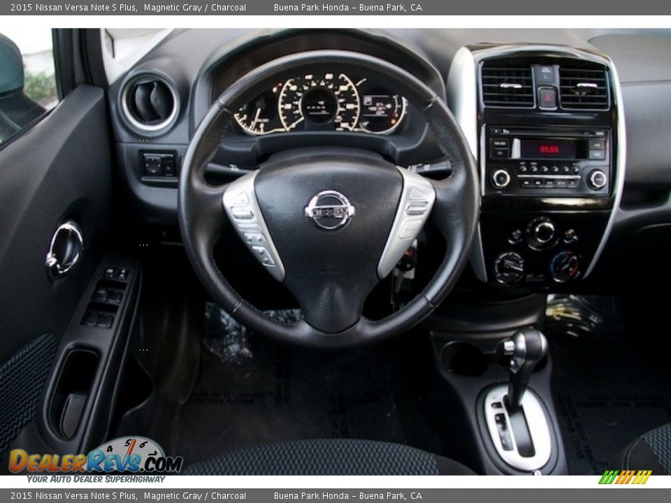 2015 Nissan Versa Note S Plus Magnetic Gray / Charcoal Photo #5