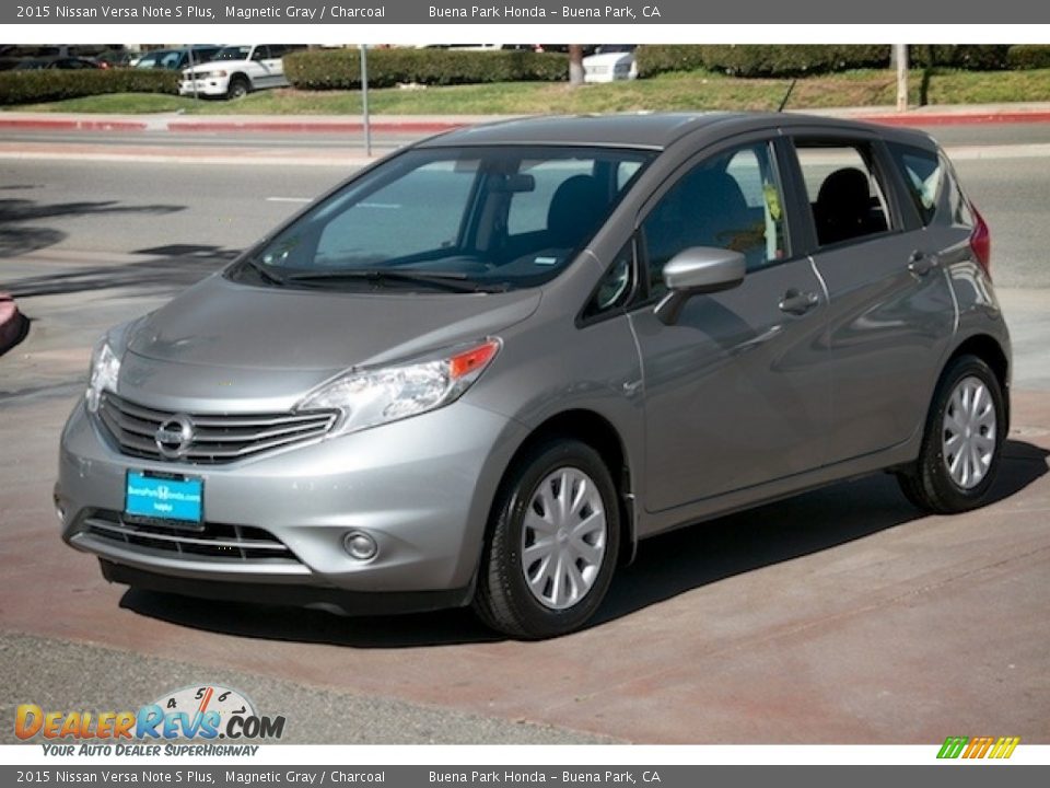 2015 Nissan Versa Note S Plus Magnetic Gray / Charcoal Photo #8