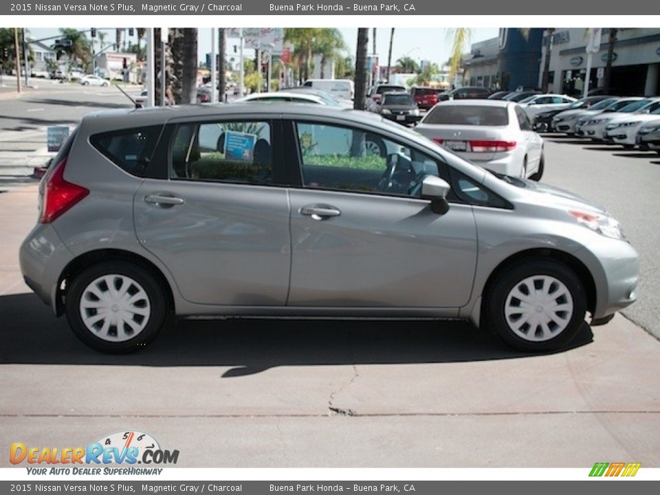 2015 Nissan Versa Note S Plus Magnetic Gray / Charcoal Photo #12