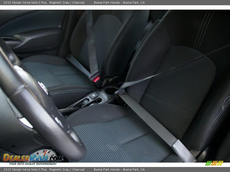 2015 Nissan Versa Note S Plus Magnetic Gray / Charcoal Photo #14