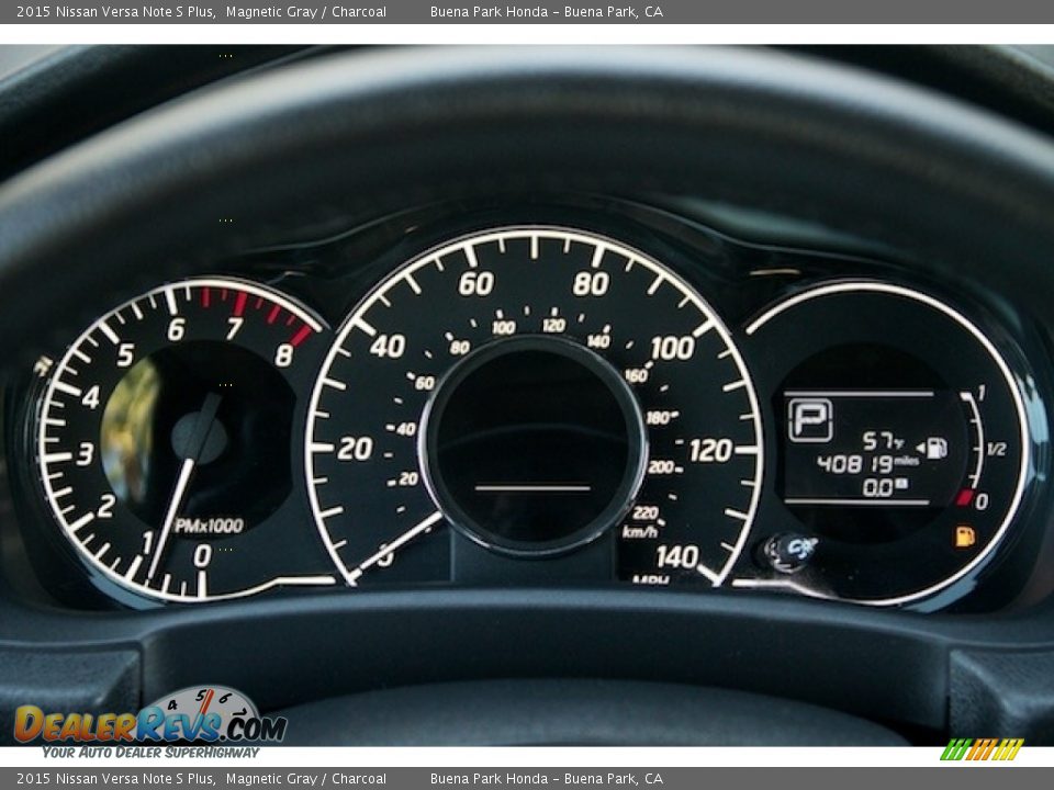 2015 Nissan Versa Note S Plus Magnetic Gray / Charcoal Photo #21