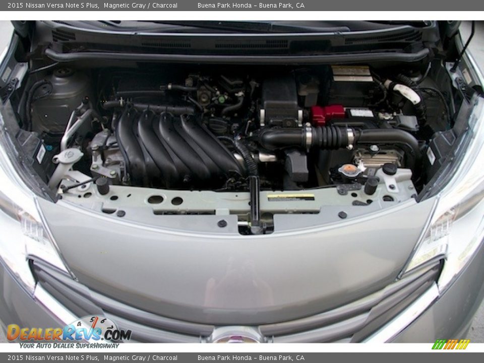 2015 Nissan Versa Note S Plus Magnetic Gray / Charcoal Photo #26