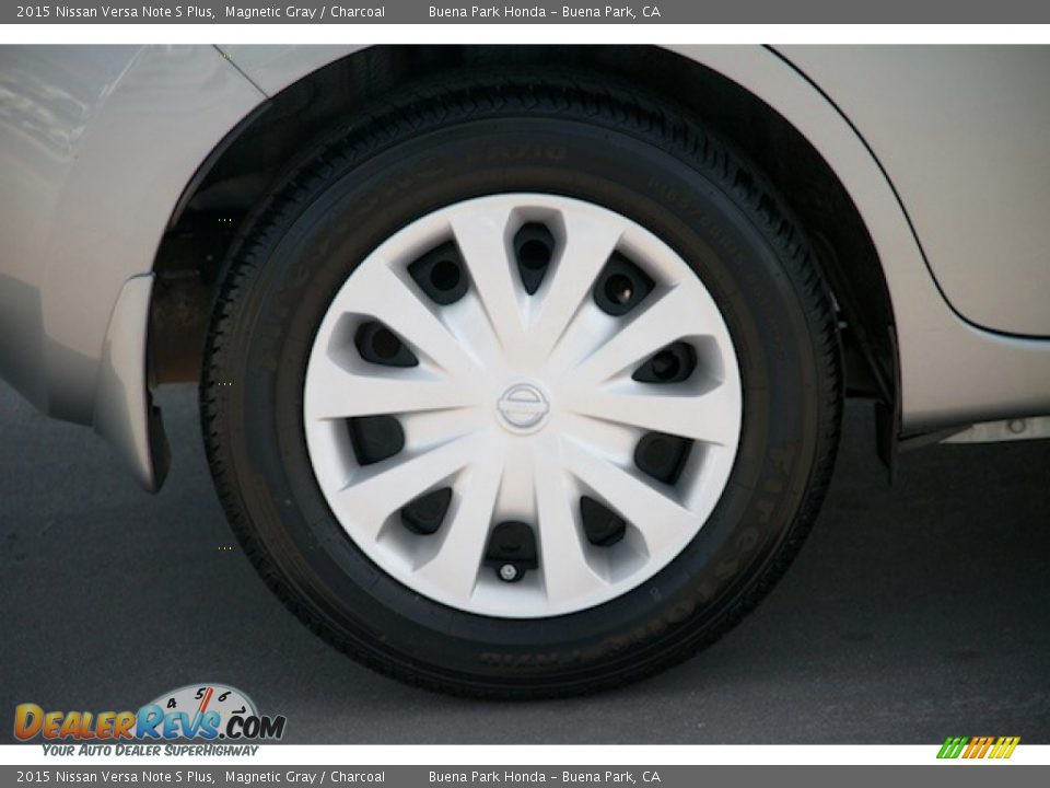 2015 Nissan Versa Note S Plus Magnetic Gray / Charcoal Photo #28