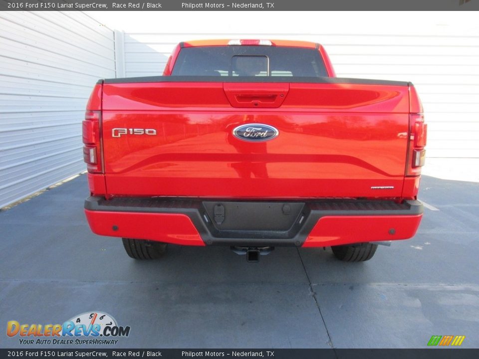 2016 Ford F150 Lariat SuperCrew Race Red / Black Photo #5