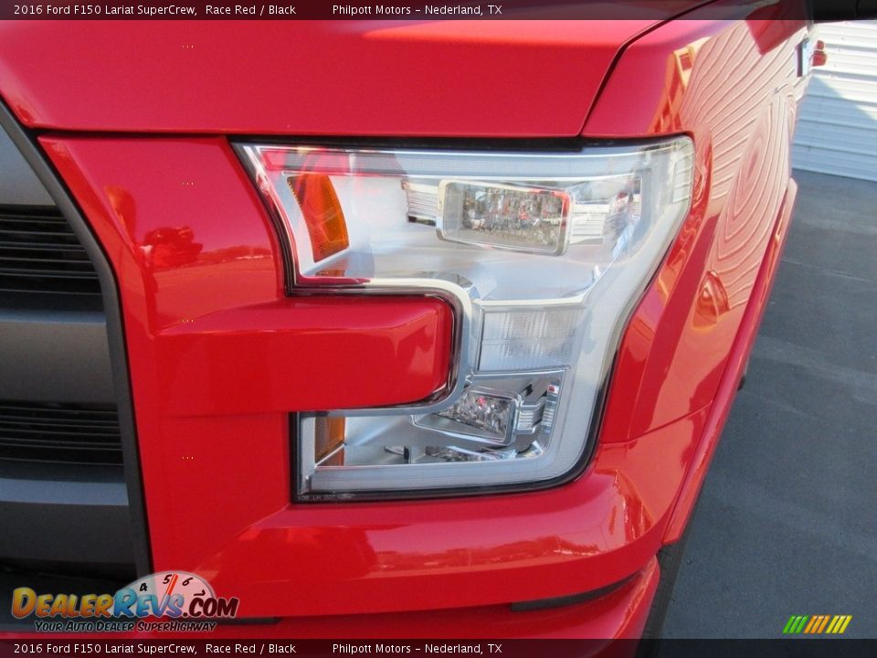 2016 Ford F150 Lariat SuperCrew Race Red / Black Photo #9