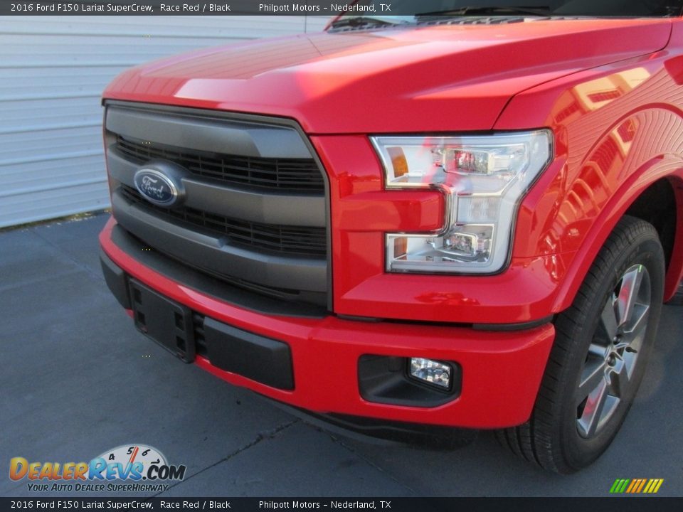 2016 Ford F150 Lariat SuperCrew Race Red / Black Photo #10