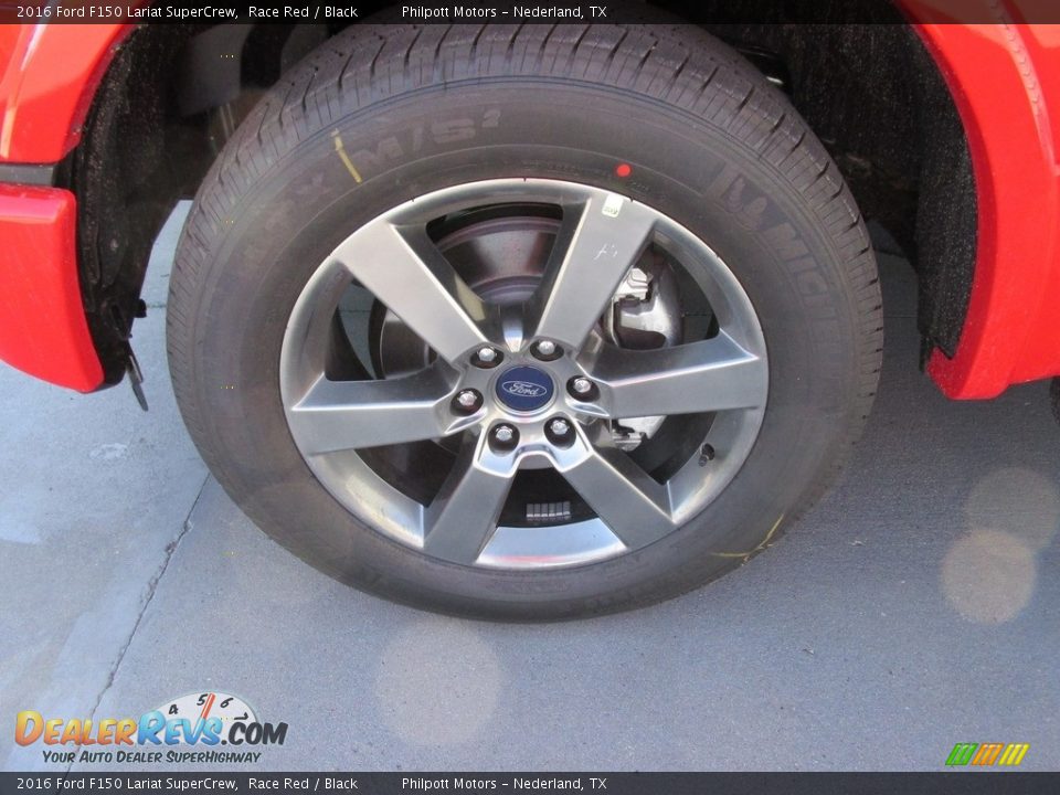 2016 Ford F150 Lariat SuperCrew Race Red / Black Photo #11