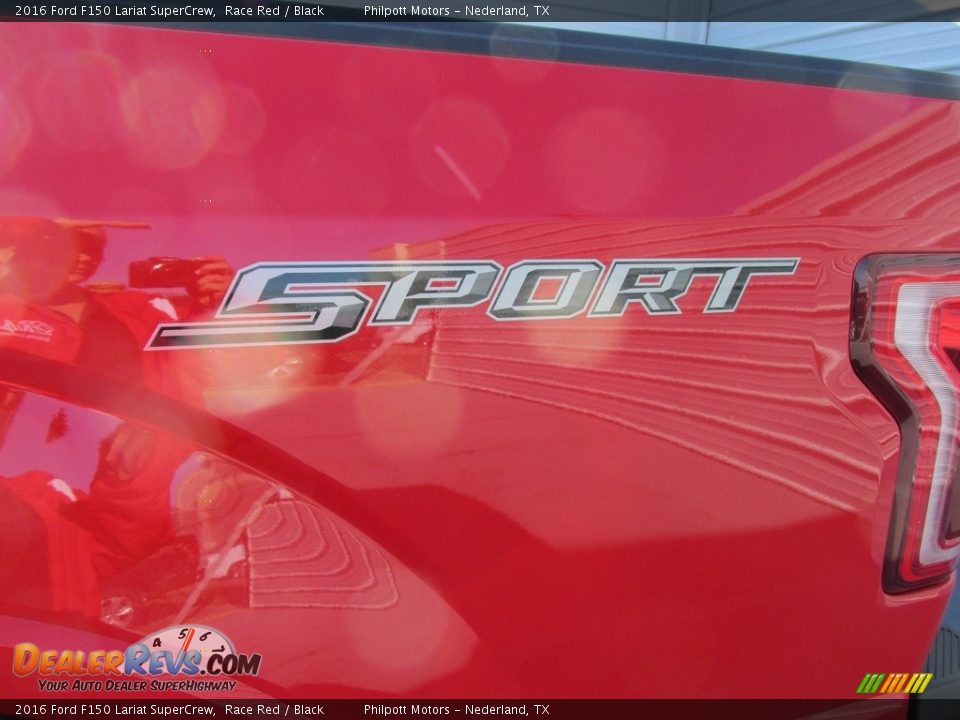 2016 Ford F150 Lariat SuperCrew Race Red / Black Photo #15