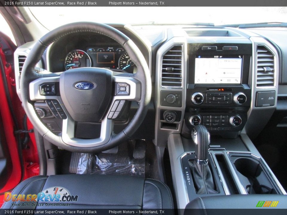 2016 Ford F150 Lariat SuperCrew Race Red / Black Photo #24