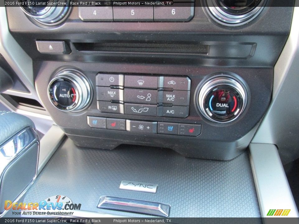 2016 Ford F150 Lariat SuperCrew Race Red / Black Photo #28