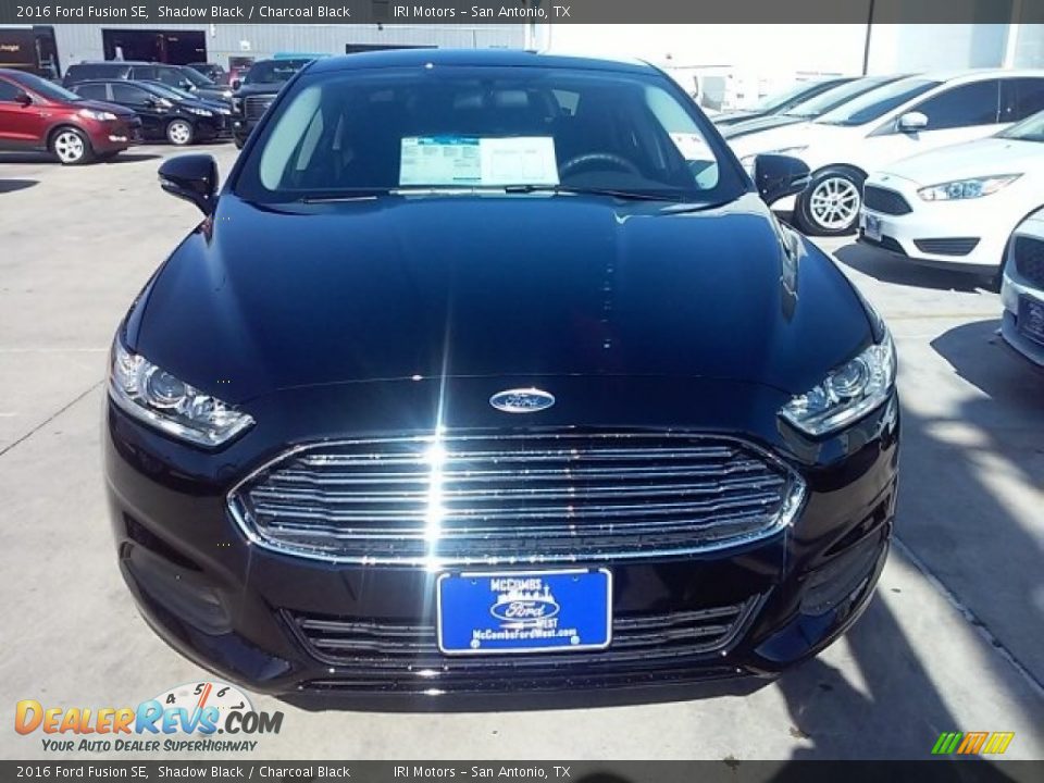 2016 Ford Fusion SE Shadow Black / Charcoal Black Photo #6