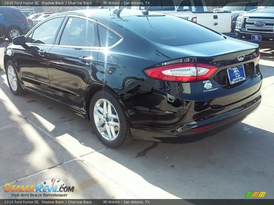2016 Ford Fusion SE Shadow Black / Charcoal Black Photo #8