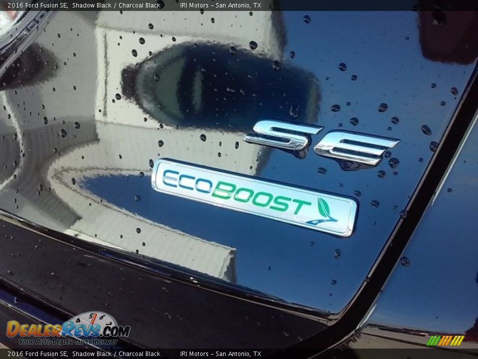 2016 Ford Fusion SE Shadow Black / Charcoal Black Photo #10