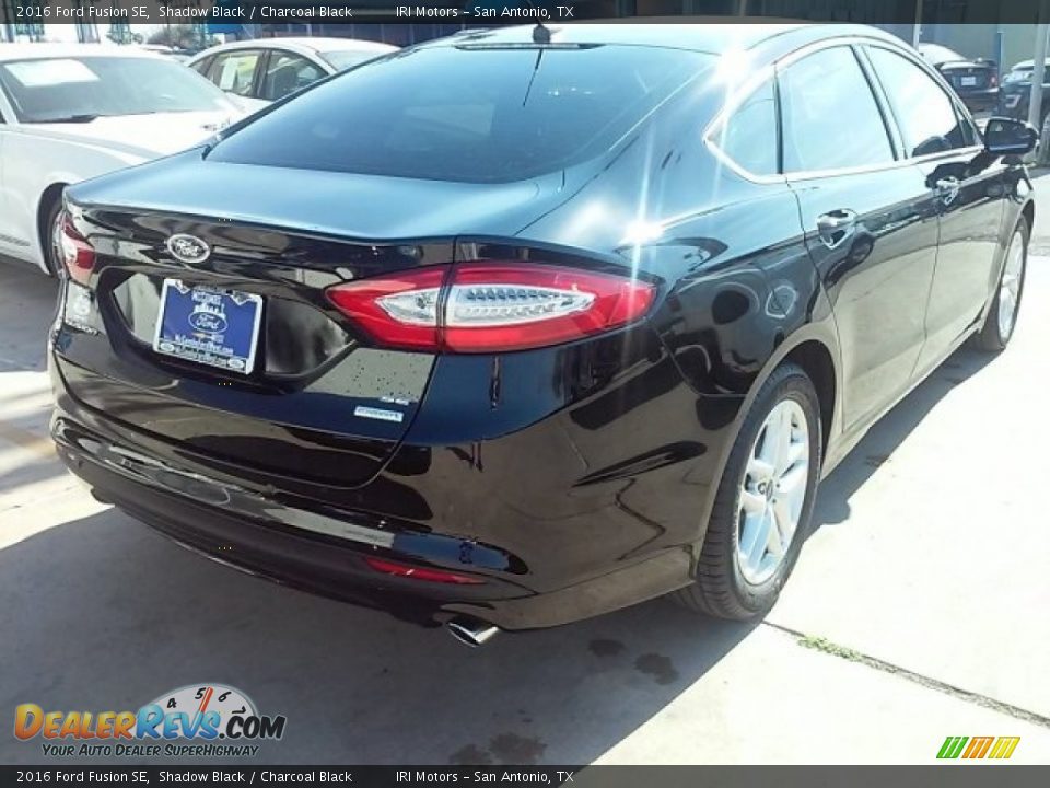 2016 Ford Fusion SE Shadow Black / Charcoal Black Photo #12