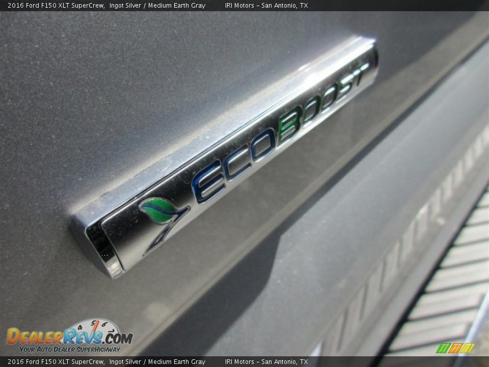 2016 Ford F150 XLT SuperCrew Ingot Silver / Medium Earth Gray Photo #4