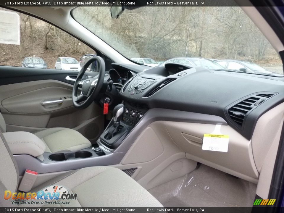 2016 Ford Escape SE 4WD Deep Impact Blue Metallic / Medium Light Stone Photo #2