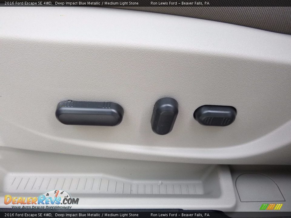 2016 Ford Escape SE 4WD Deep Impact Blue Metallic / Medium Light Stone Photo #16