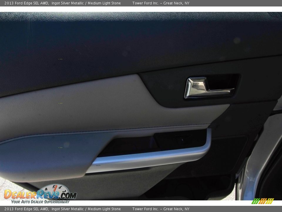 2013 Ford Edge SEL AWD Ingot Silver Metallic / Medium Light Stone Photo #29