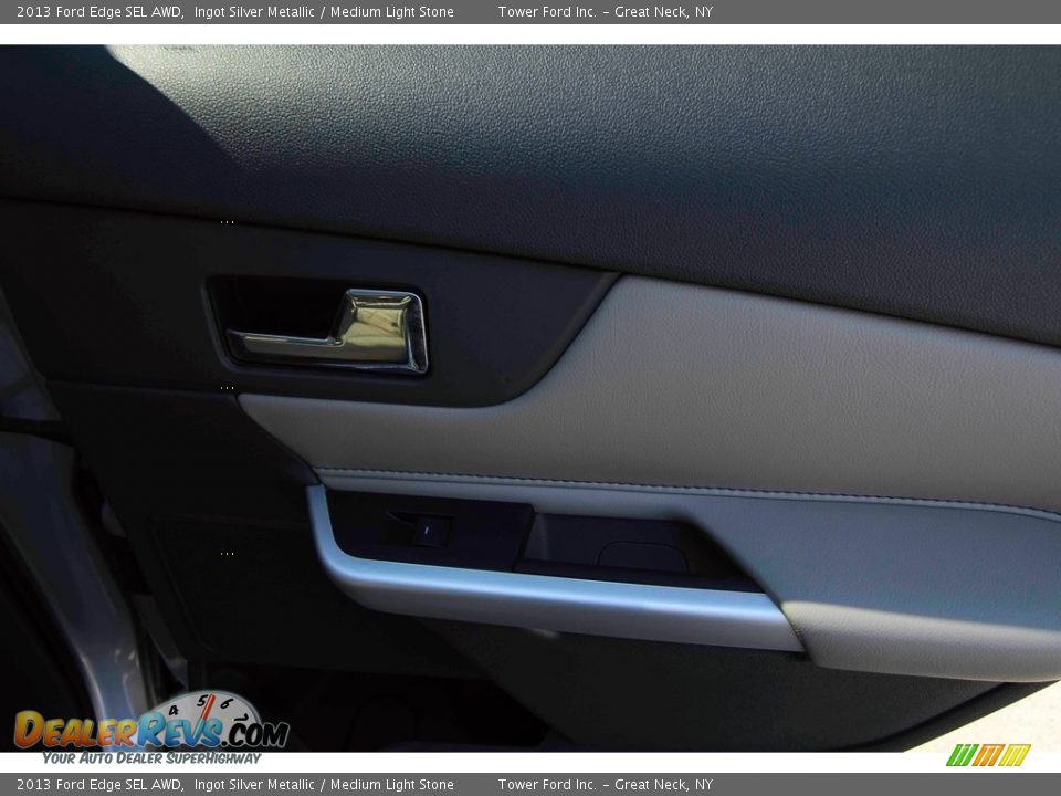 2013 Ford Edge SEL AWD Ingot Silver Metallic / Medium Light Stone Photo #32