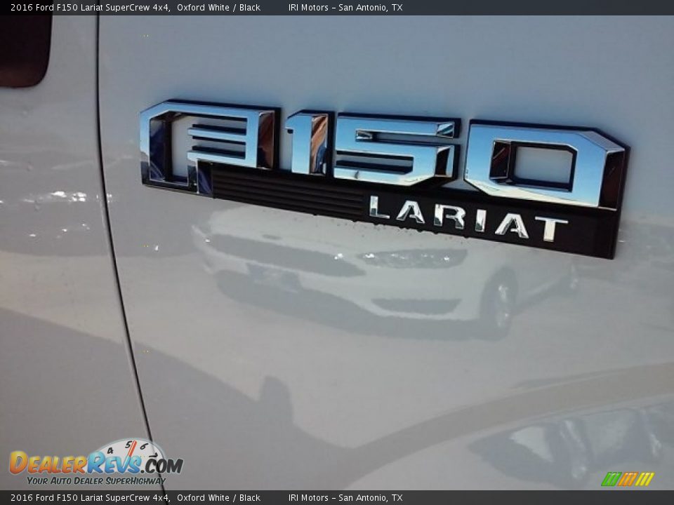 2016 Ford F150 Lariat SuperCrew 4x4 Oxford White / Black Photo #5