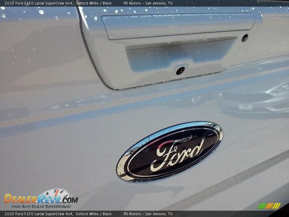 2016 Ford F150 Lariat SuperCrew 4x4 Oxford White / Black Photo #17