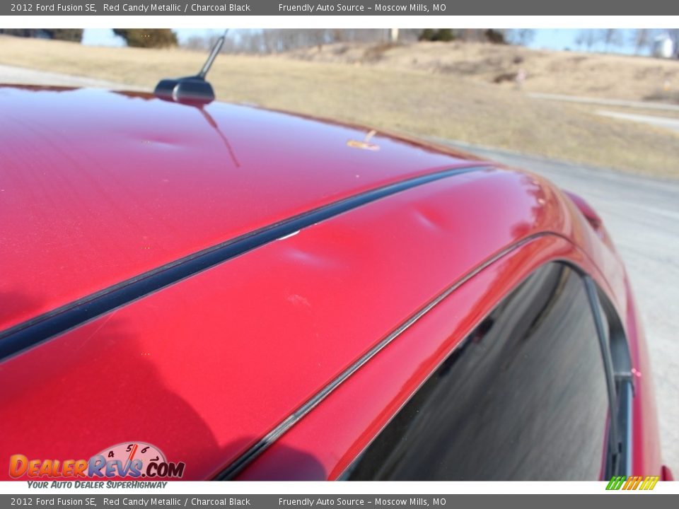 2012 Ford Fusion SE Red Candy Metallic / Charcoal Black Photo #24