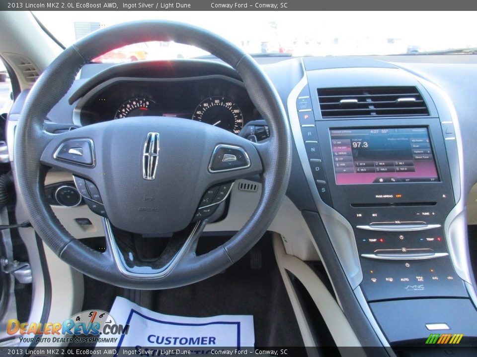 Dashboard of 2013 Lincoln MKZ 2.0L EcoBoost AWD Photo #24