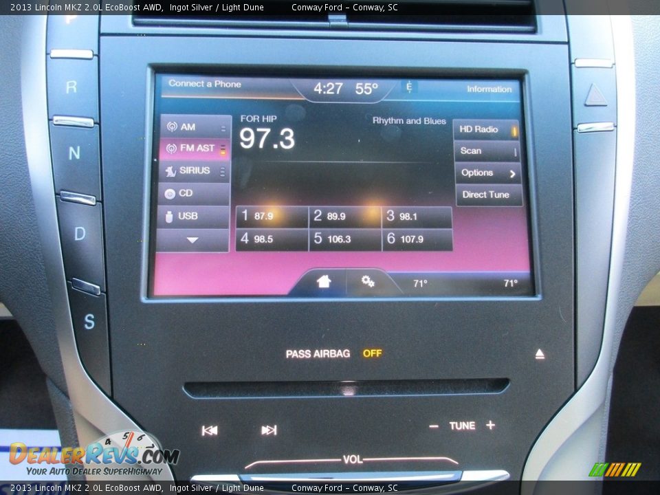 Controls of 2013 Lincoln MKZ 2.0L EcoBoost AWD Photo #28