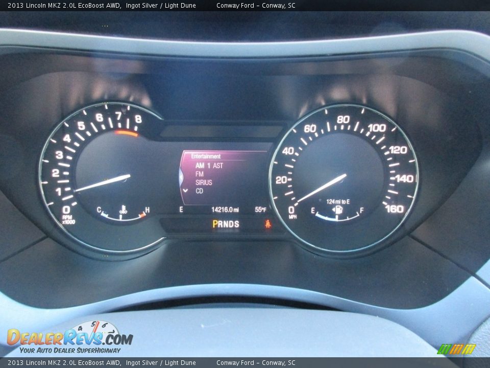 2013 Lincoln MKZ 2.0L EcoBoost AWD Gauges Photo #33