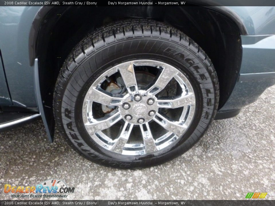 2008 Cadillac Escalade ESV AWD Stealth Gray / Ebony Photo #3