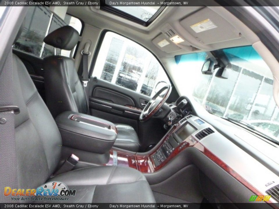 2008 Cadillac Escalade ESV AWD Stealth Gray / Ebony Photo #4