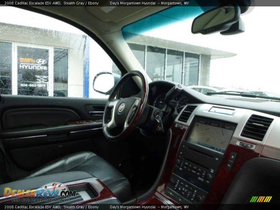 2008 Cadillac Escalade ESV AWD Stealth Gray / Ebony Photo #5