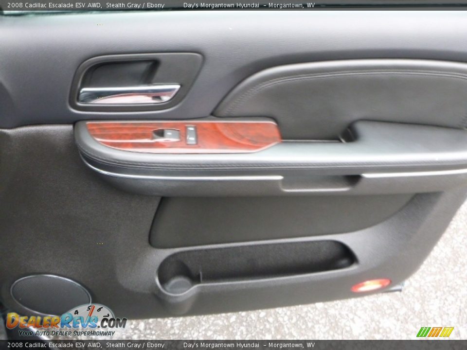 2008 Cadillac Escalade ESV AWD Stealth Gray / Ebony Photo #7