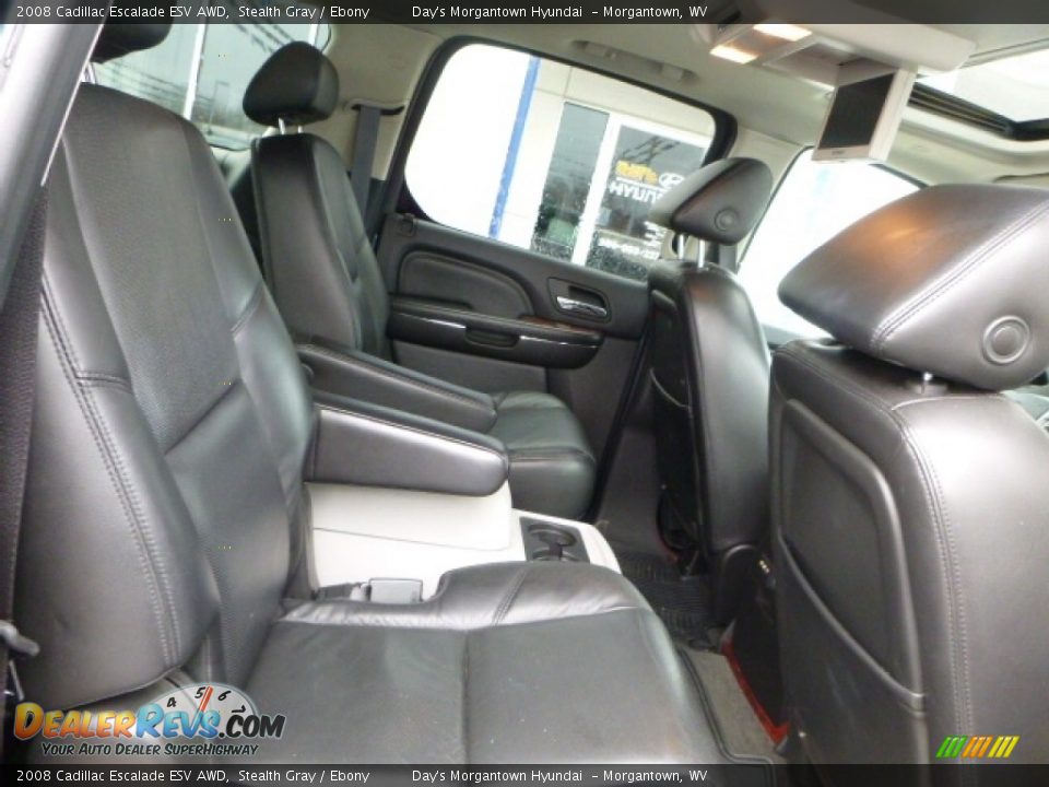 2008 Cadillac Escalade ESV AWD Stealth Gray / Ebony Photo #8