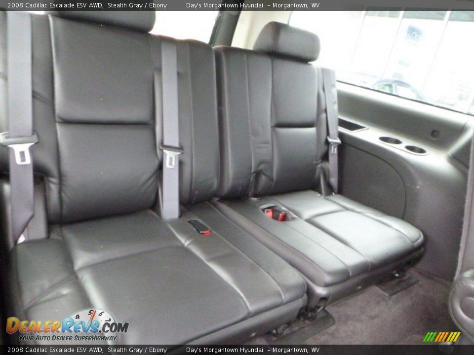 2008 Cadillac Escalade ESV AWD Stealth Gray / Ebony Photo #10