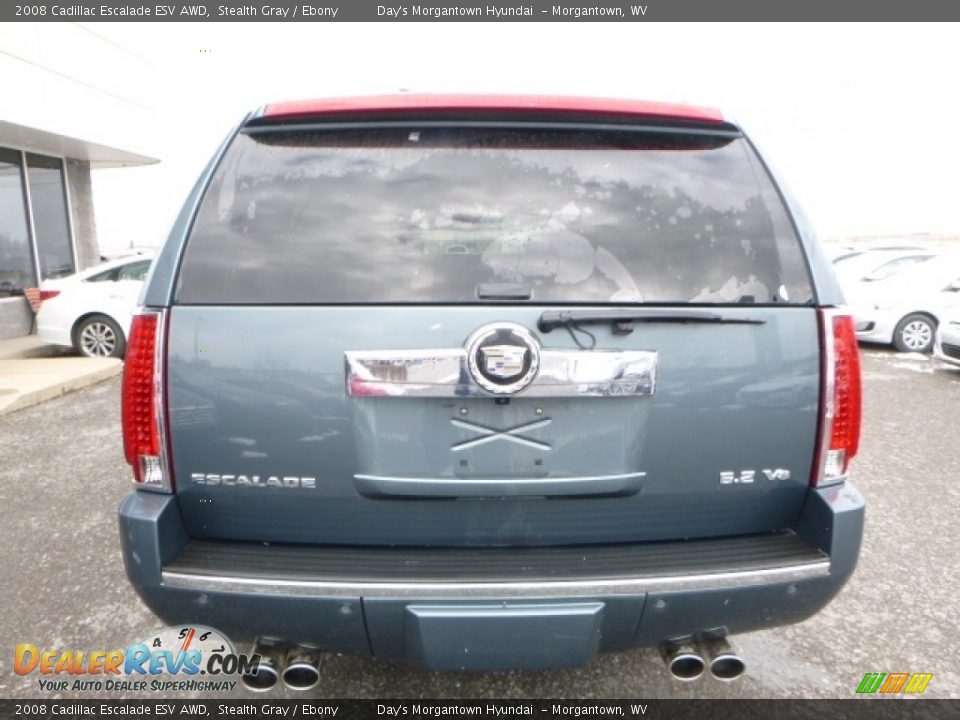 2008 Cadillac Escalade ESV AWD Stealth Gray / Ebony Photo #13