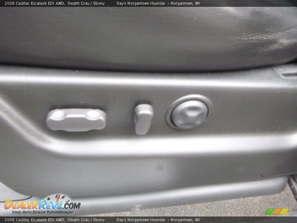 2008 Cadillac Escalade ESV AWD Stealth Gray / Ebony Photo #24