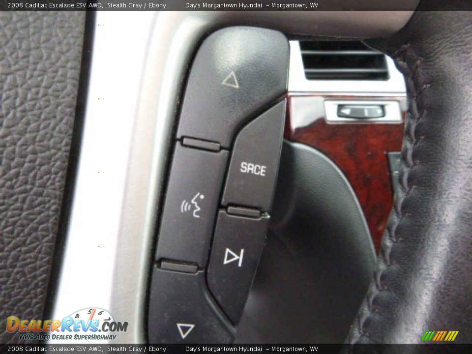 2008 Cadillac Escalade ESV AWD Stealth Gray / Ebony Photo #28