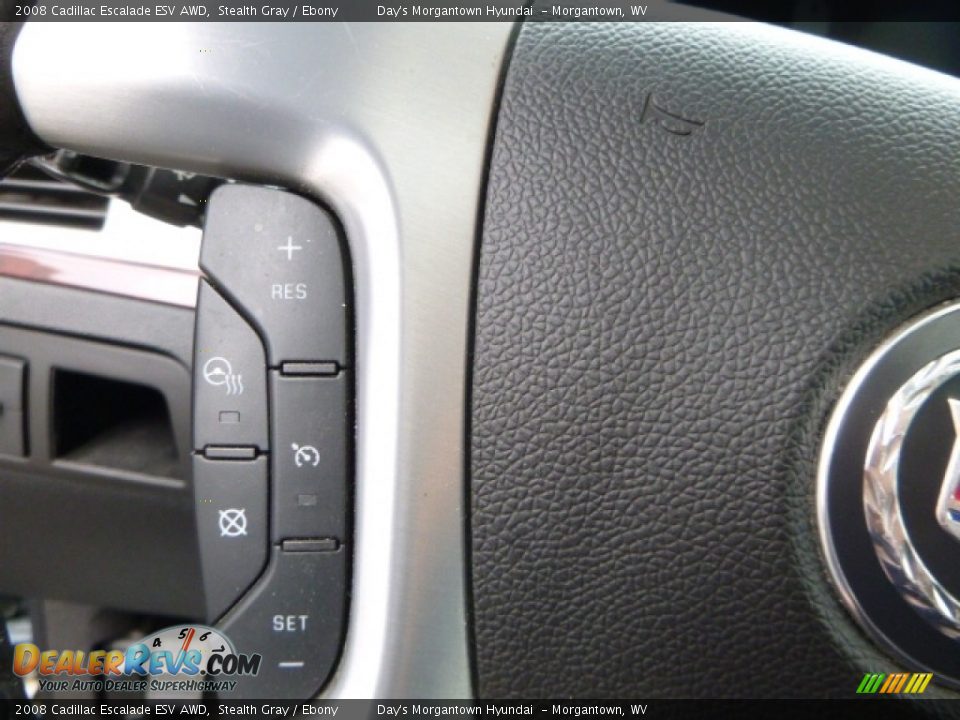 2008 Cadillac Escalade ESV AWD Stealth Gray / Ebony Photo #29