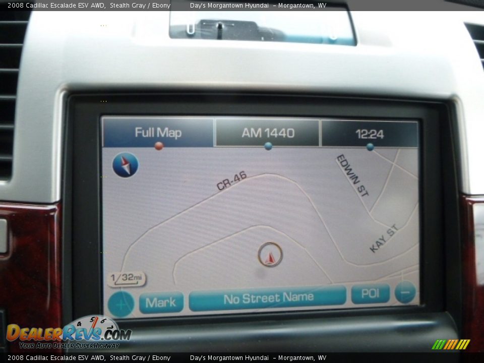 2008 Cadillac Escalade ESV AWD Stealth Gray / Ebony Photo #32