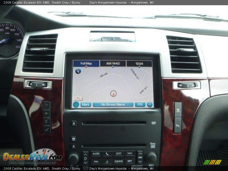 2008 Cadillac Escalade ESV AWD Stealth Gray / Ebony Photo #33