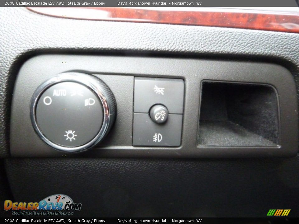 2008 Cadillac Escalade ESV AWD Stealth Gray / Ebony Photo #36